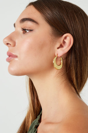 Boucles D'oreilles Rondes Chics Incontournables h5 Image3