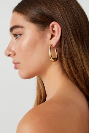 Boucles D'oreilles Rectangle Esthétique h5 Image3