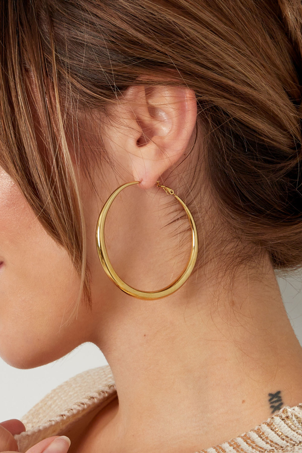 Boucles D'oreilles Basiques Avec Variété Image3