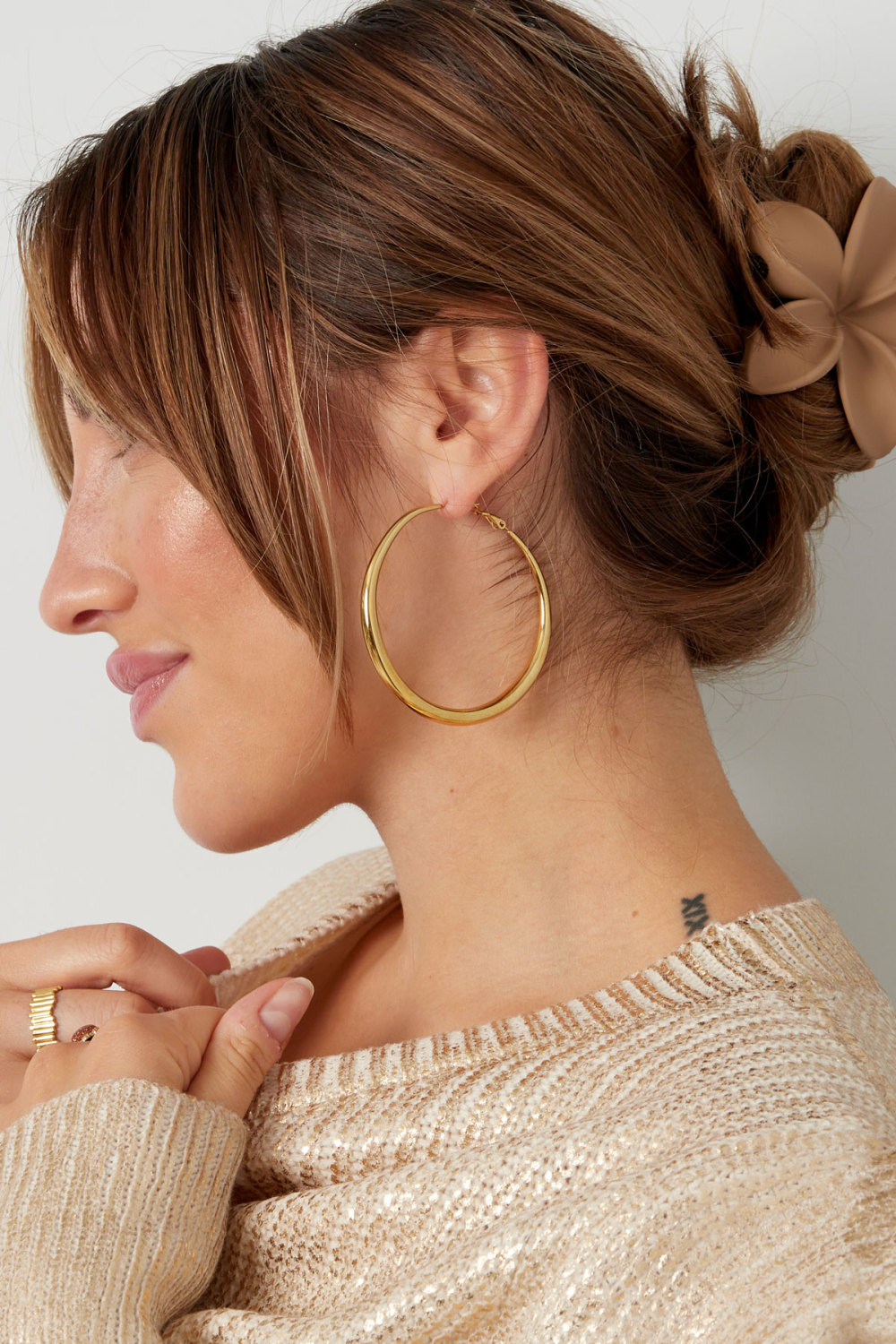 Boucles D'oreilles Basiques Avec Variété Image4