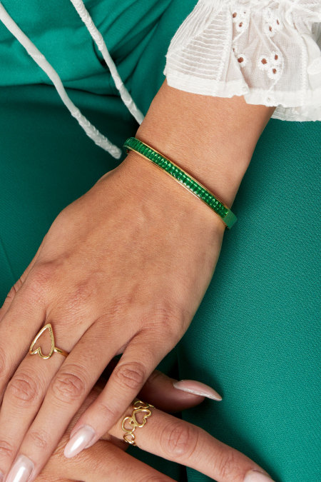 Bracelet esclave pierres 2