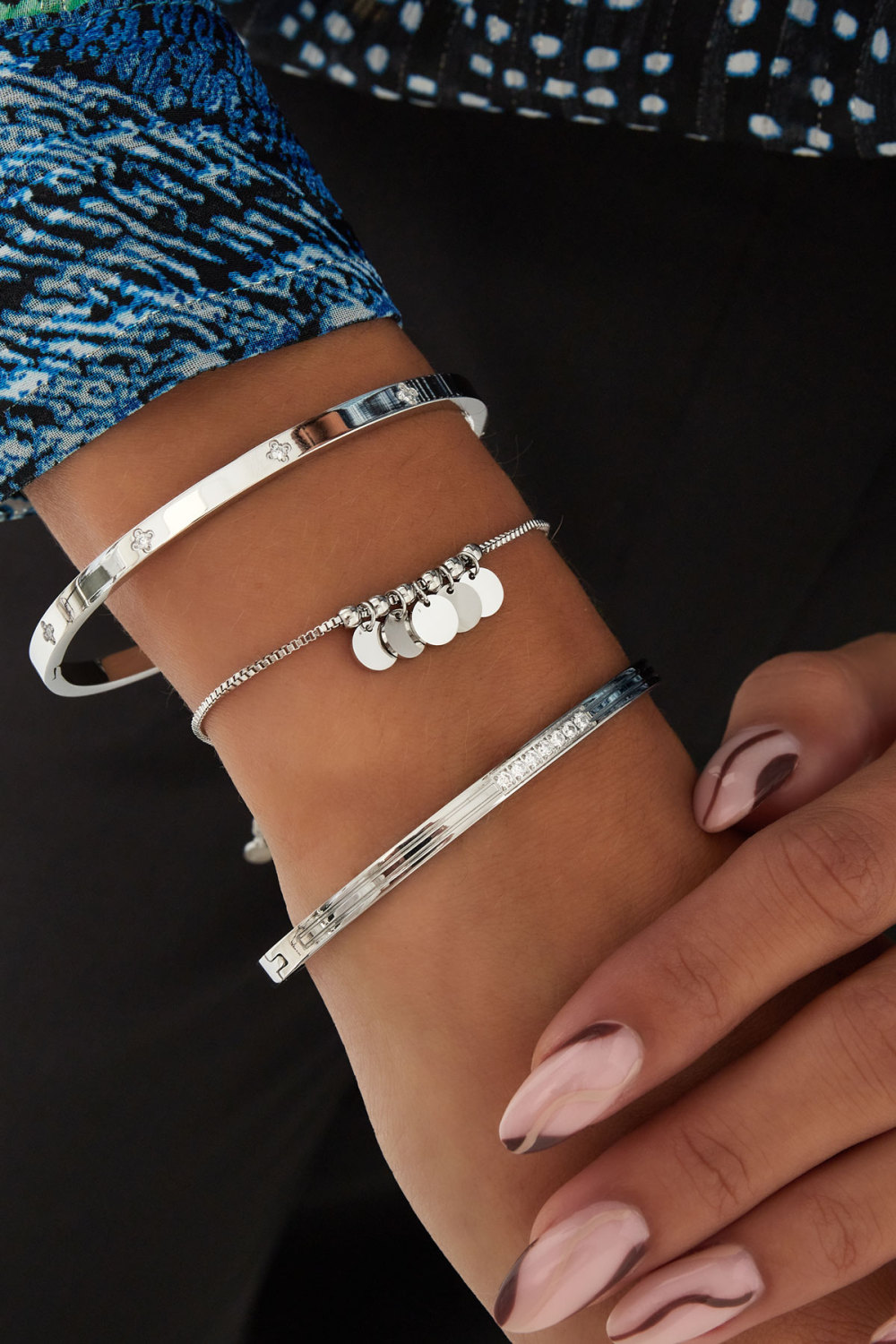 Bracelet Esclave Pierres Au Milieu h5Image2