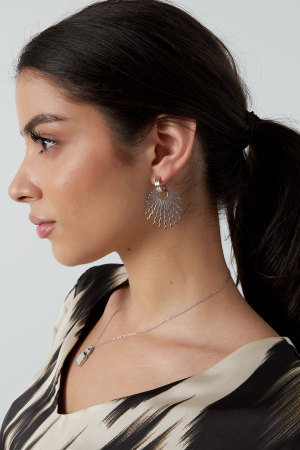 Boucles D'oreilles Rayons De Soleil - Doré h5 Image2