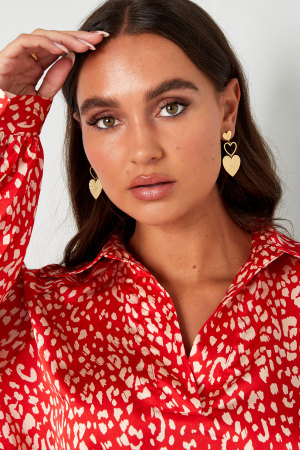 Boucles D'oreilles Coeurs Tendance h5 Image2