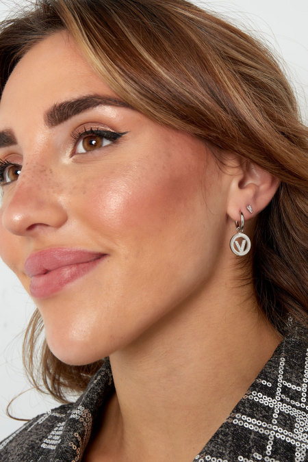 boucles d'oreilles rondes v 2