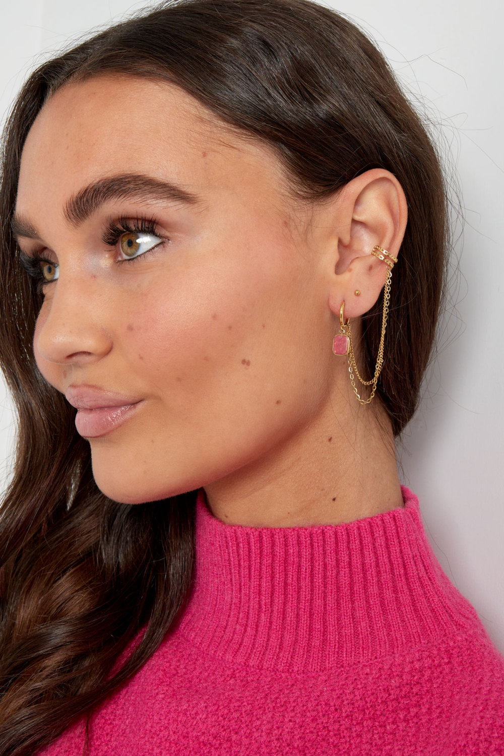 Boucle D'oreille & Cache-Oreilles - Pierre Image2