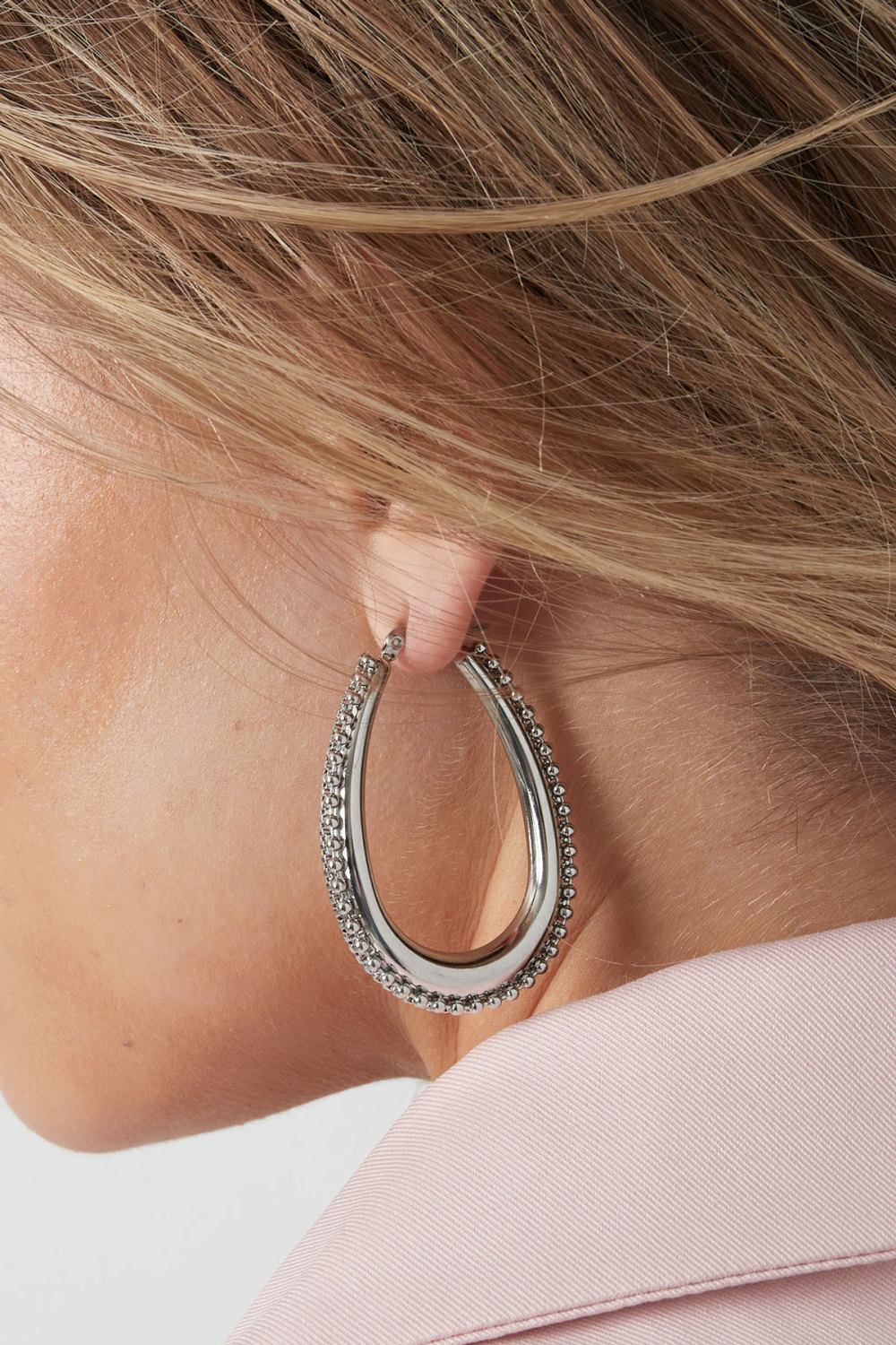 Boucles D'oreilles Ovale Vie h5Image3