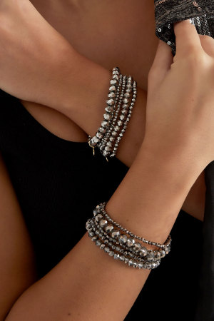 Ensemble De Bracelets Avec Perles De Cristal Irrégulières h5 Image3