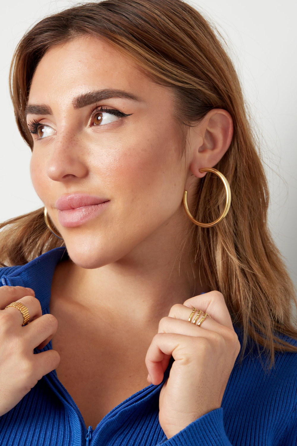 Boucles D'oreilles Classiques Grandes Image4