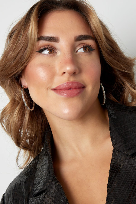 boucles d'oreilles torsadées grandes 2