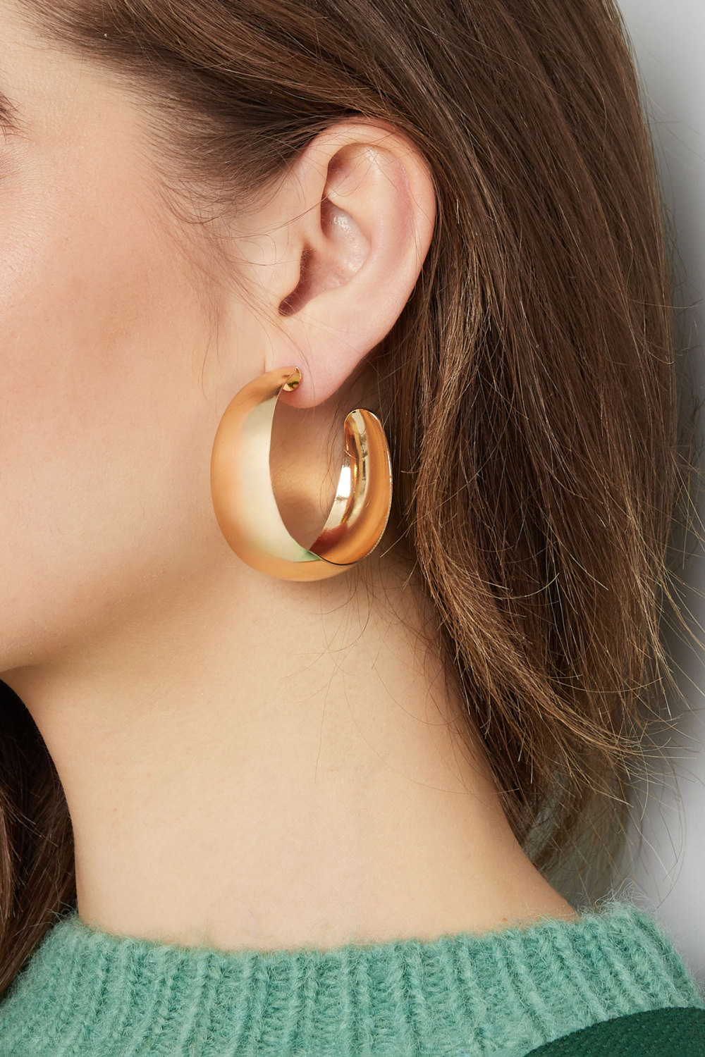 Boucles D'oreilles Forme Ronde Image3