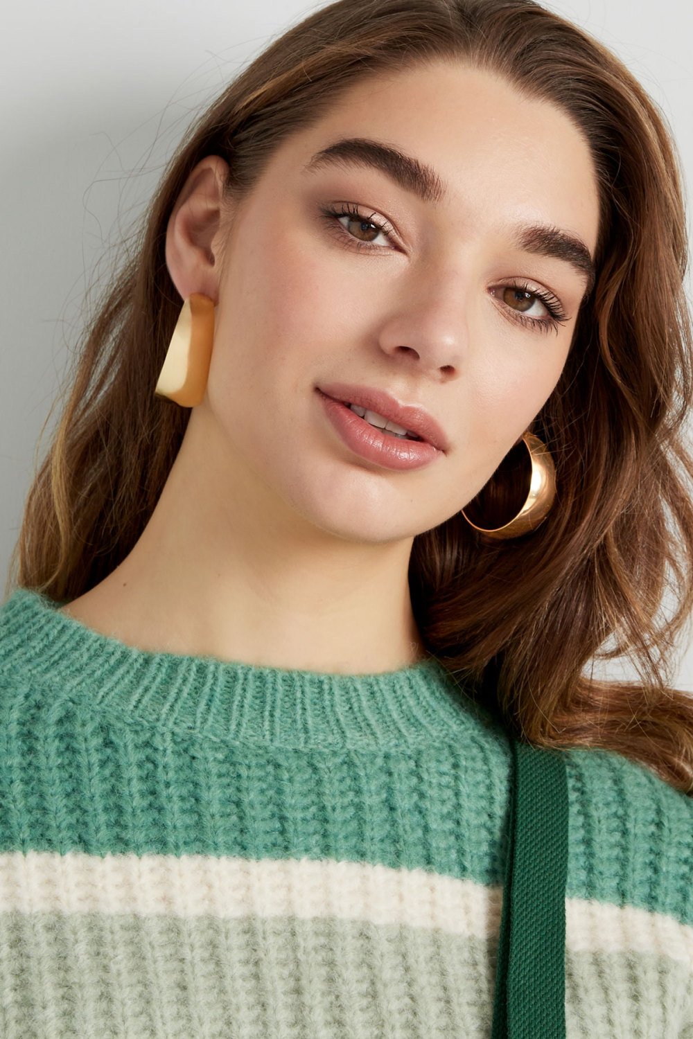 Boucles D'oreilles Forme Ronde Image4
