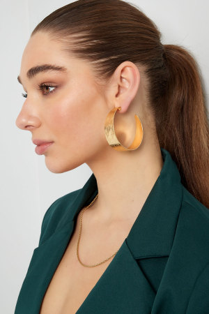 Boucles D'oreilles Rayures Lune h5 Image4