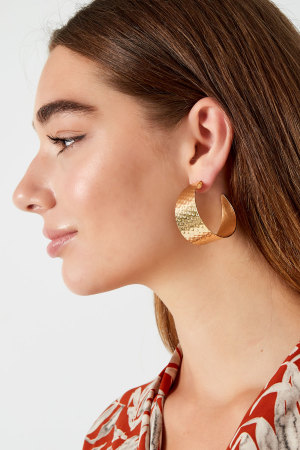 Boucles D'oreilles Rondes Imprimées h5 Image3