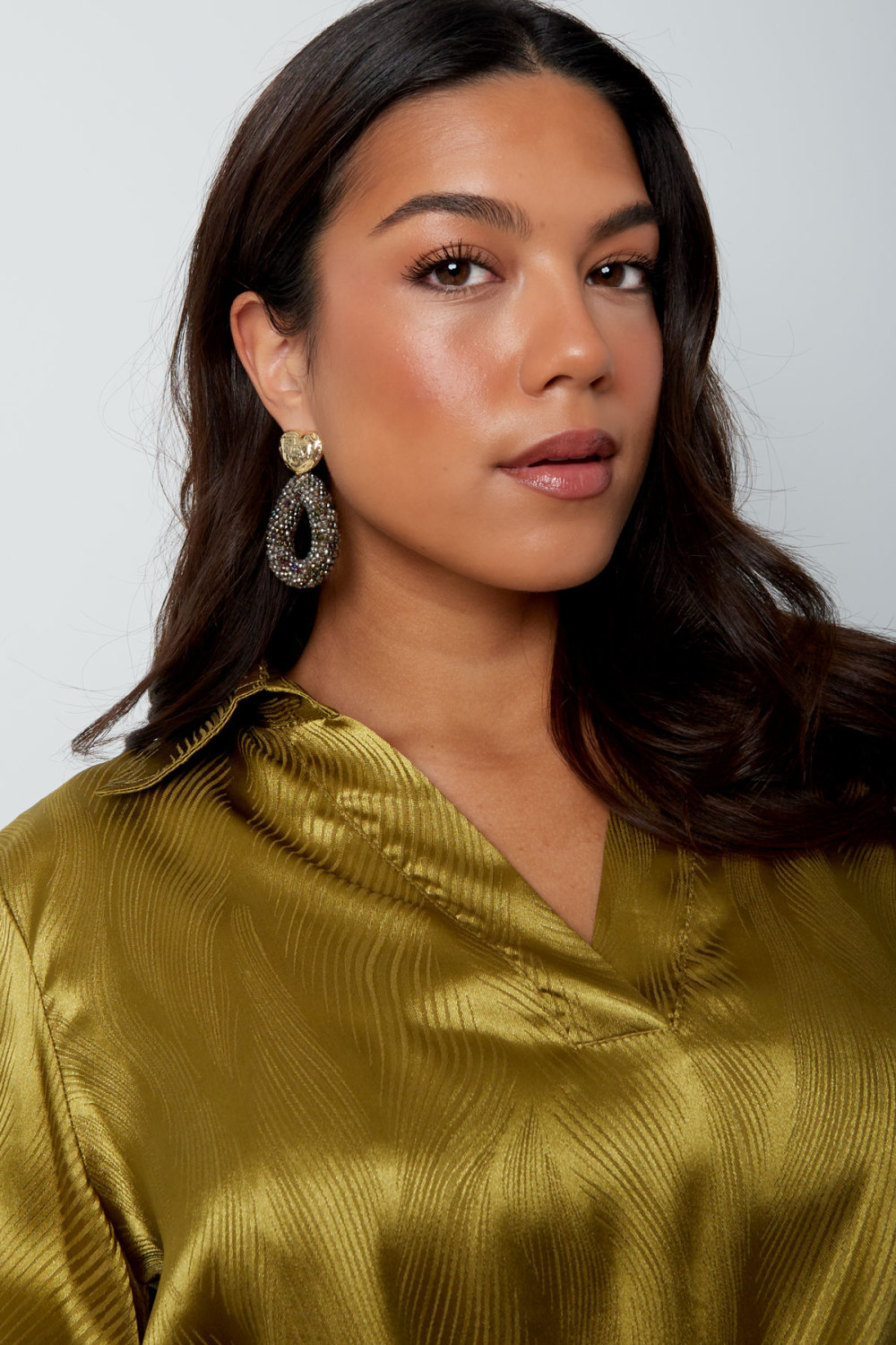 Boucles D'oreilles Perles Ovales Image4