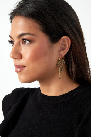Boucles D'oreilles Trèfle Éclat h5 Image4