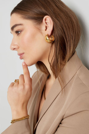 Boucles D'oreilles Brossées h5 Image5
