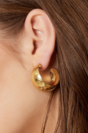 Boucles D'oreilles Brossées h5 Image7