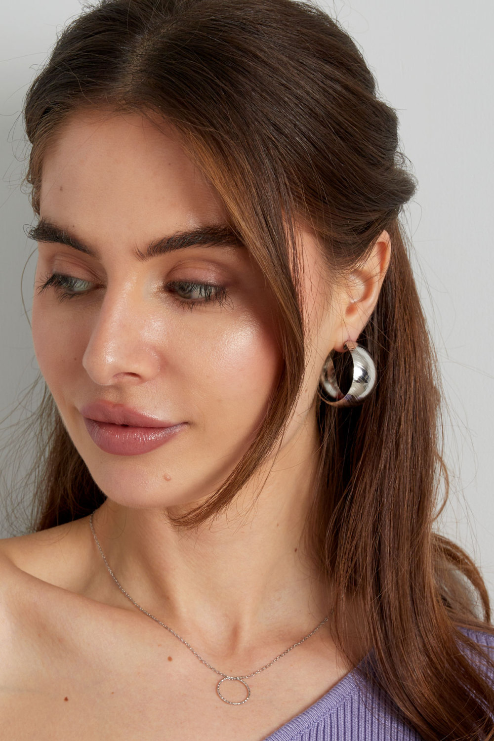 Boucles D'oreilles Brossées Image6