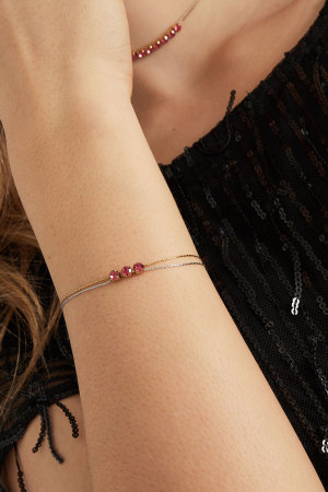 Bracelet Couleur Or/Argent Avec Pierre h5 Image2