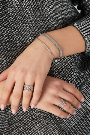 Bracelet Plat Grossier - Couleur Or-6.0Mm h5 Image3