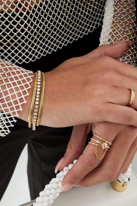 bracelet ludique avec du bling 2