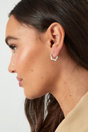 Boucles D'couleur Oreilles Étoile Basiques Couleur Or - Petites h5 Image4