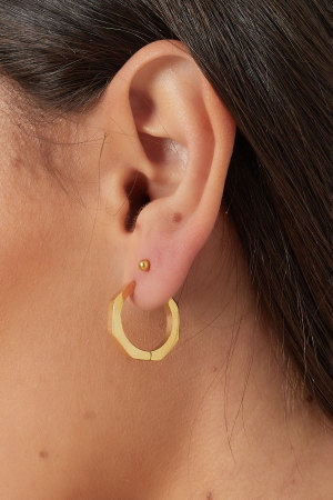 Boucles D'oreilles Rondes Classiques Grandes h5 Image3