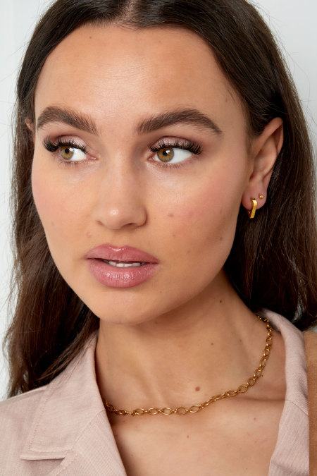 boucles d'oreilles forme diamant petites 2