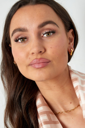 Boucles D'oreilles Forme Diamant Moyen h5 Image4
