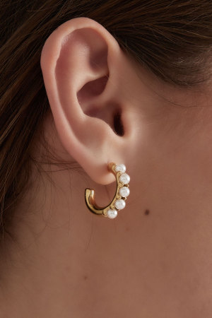 Boucles D'oreilles Perle Pureté h5 Image3