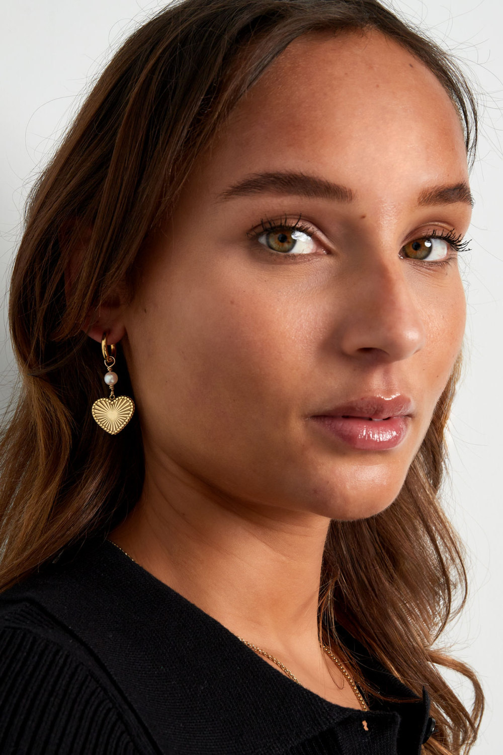 Boucles D'oreilles Ravissantes Perles - Dorées h5Image2