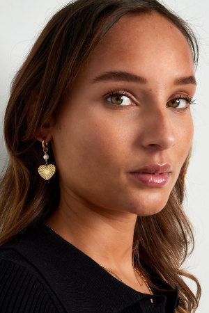 Boucles D'oreilles Ravissantes Perles - Dorées h5 Image2