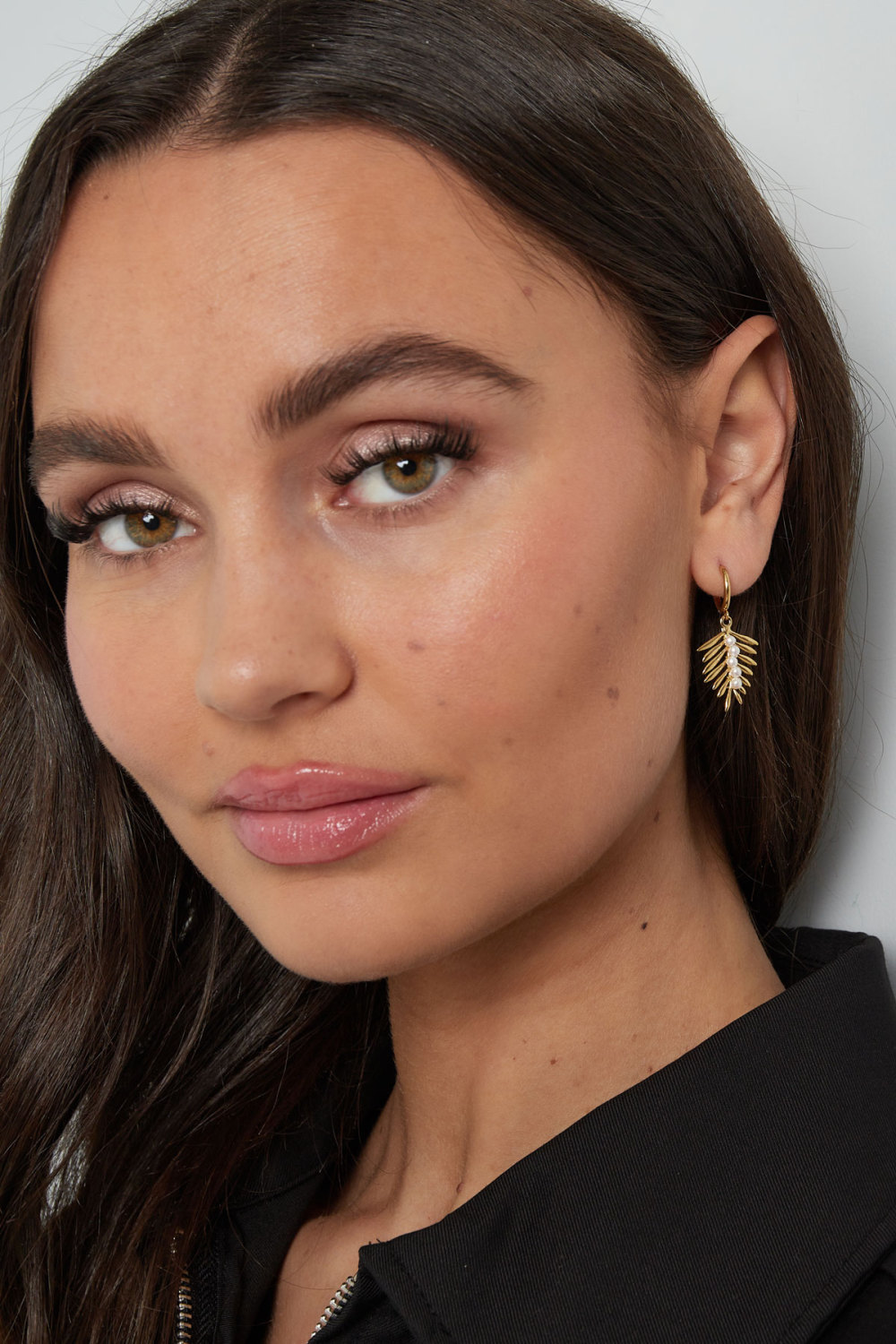Boucles D'oreilles Voile Avec Perles h5Image2