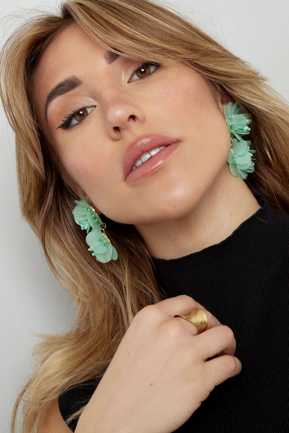 Boucles D'oreilles Esprit Rose Image2