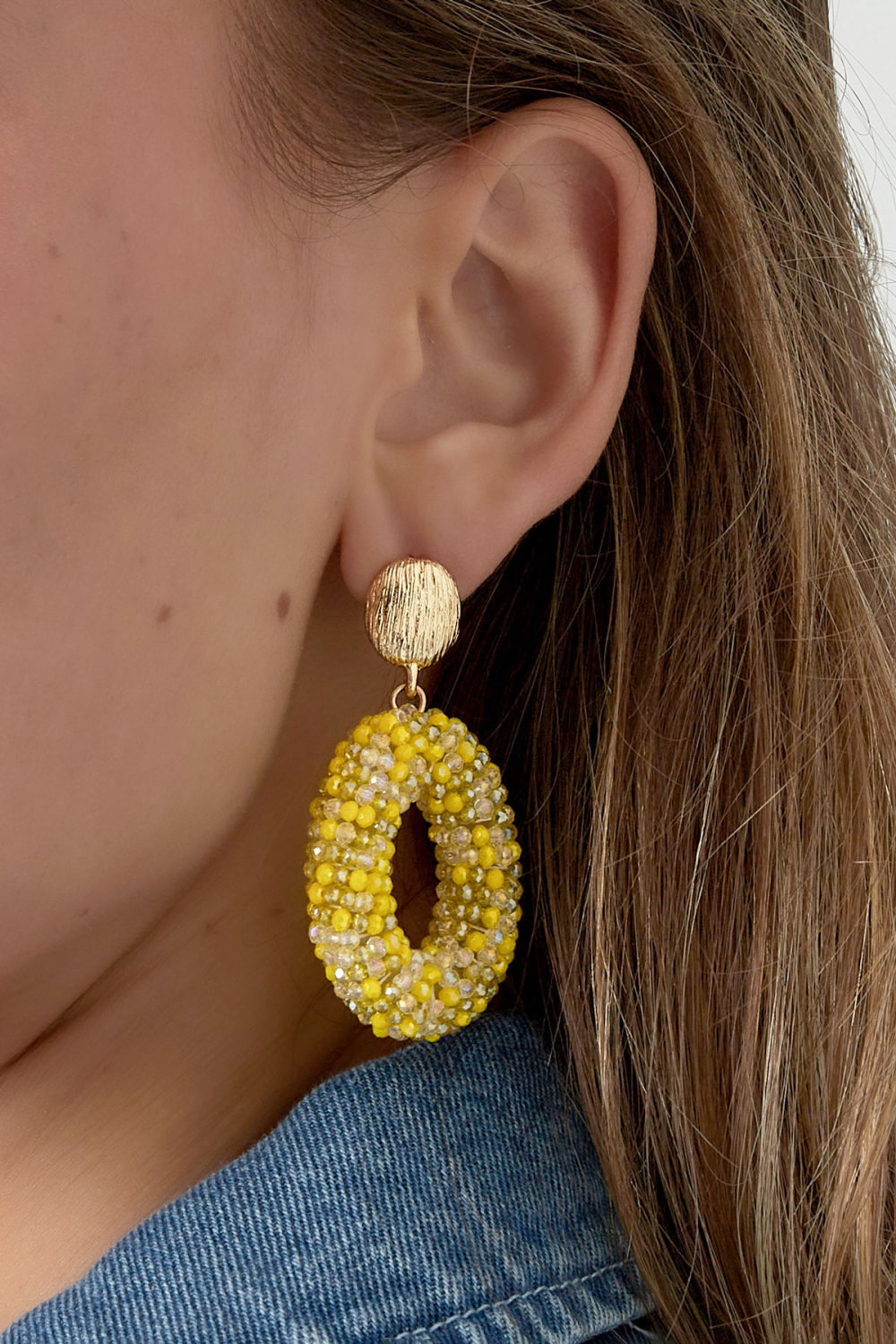 Boucle D'oreille Ovale Disco Dip - Multi Image3