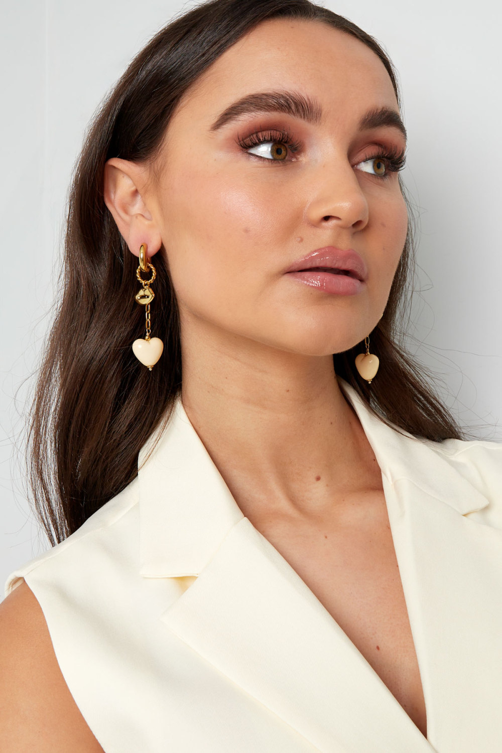 Boucles D'couleur Oreilles Amour Sur Les Lèvres Image2