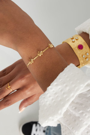 Bracelet 3 Fleurs Basiques h5 Image2
