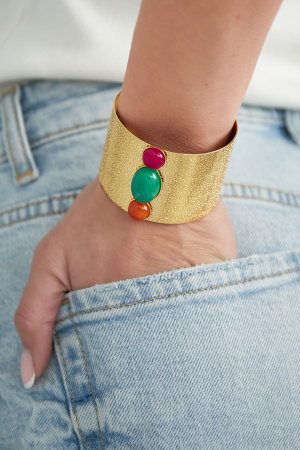 Bracelet Bohème Aérien - Doré h5 Image2