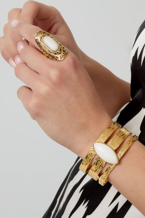 Bracelet Bohème Serein - Doré h5 Image3