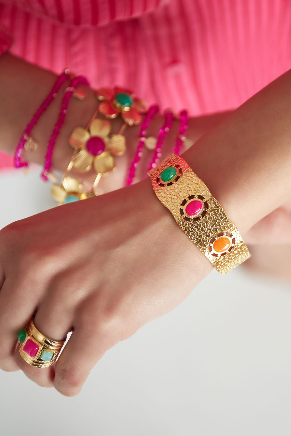 Bracelet Bohème Esprit D'aventure - Doré h5Image2