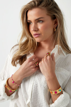 Bracelet Paradis Bohème - Doré h5 Image3