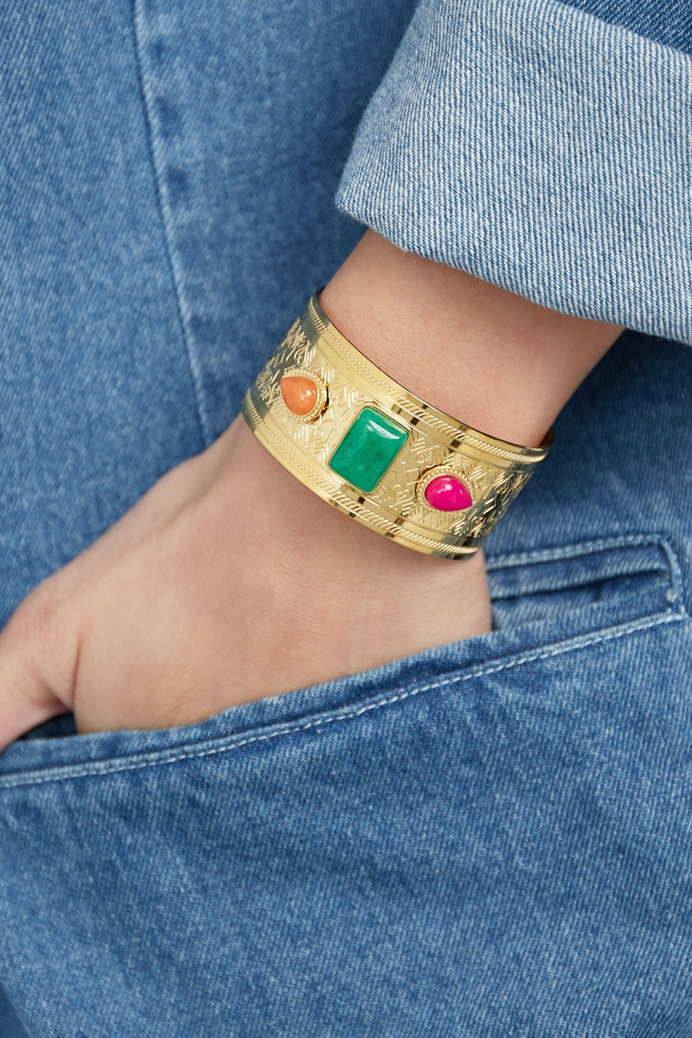 Bracelet Bohème Tranquille - Doré h5Image2