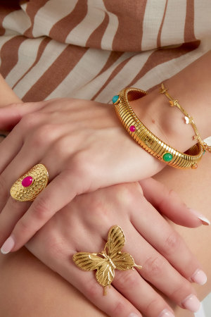 Bracelet Bohème Esprit Libre - Doré h5 Image2