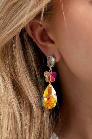 Boucles D'oreilles Papillon À La Place h5 Image3