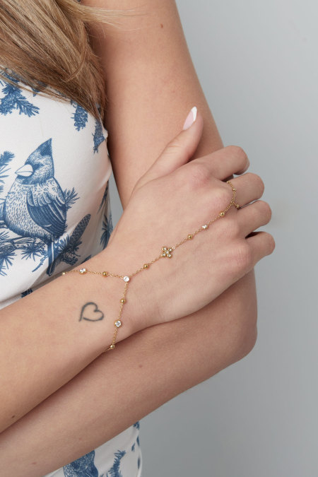 Bracelet Lucky Bloom - doré 2