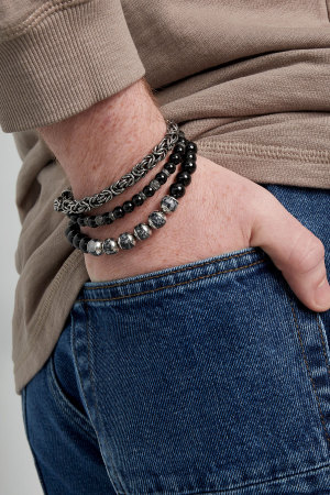 Bracelet Homme Manchette Avant-Garde h5 Image2