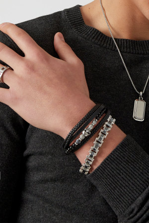 Bracelet Homme Simple Maillon h5 Image3
