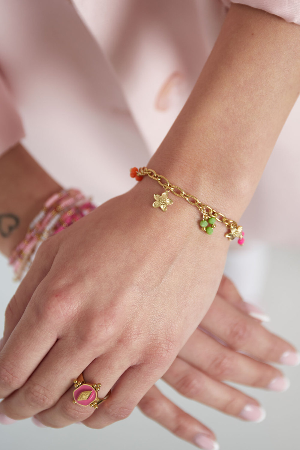 Bracelet À Breloques Happy Place - Doré Image3