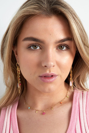 Boucles D'oreilles Pendantes Ocean Party - Doré h5 Image2